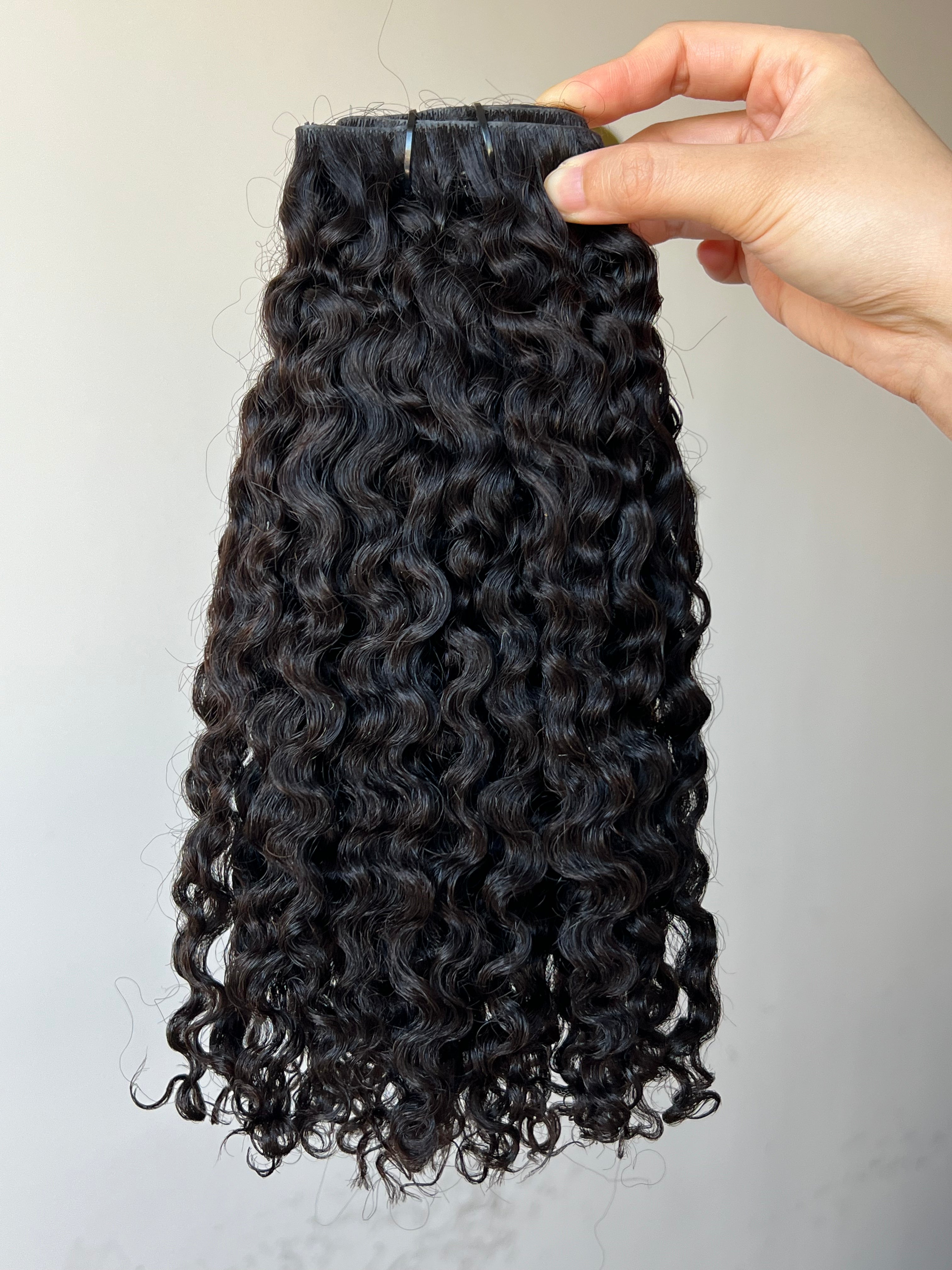 Invisible Follicle Fusion ™ Clip Ins Burmese Curly HOOMYHAIR