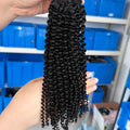 knotless pre-separated crochet hair extensions Afro kinky curly – natural look, quick install, tangle-free
