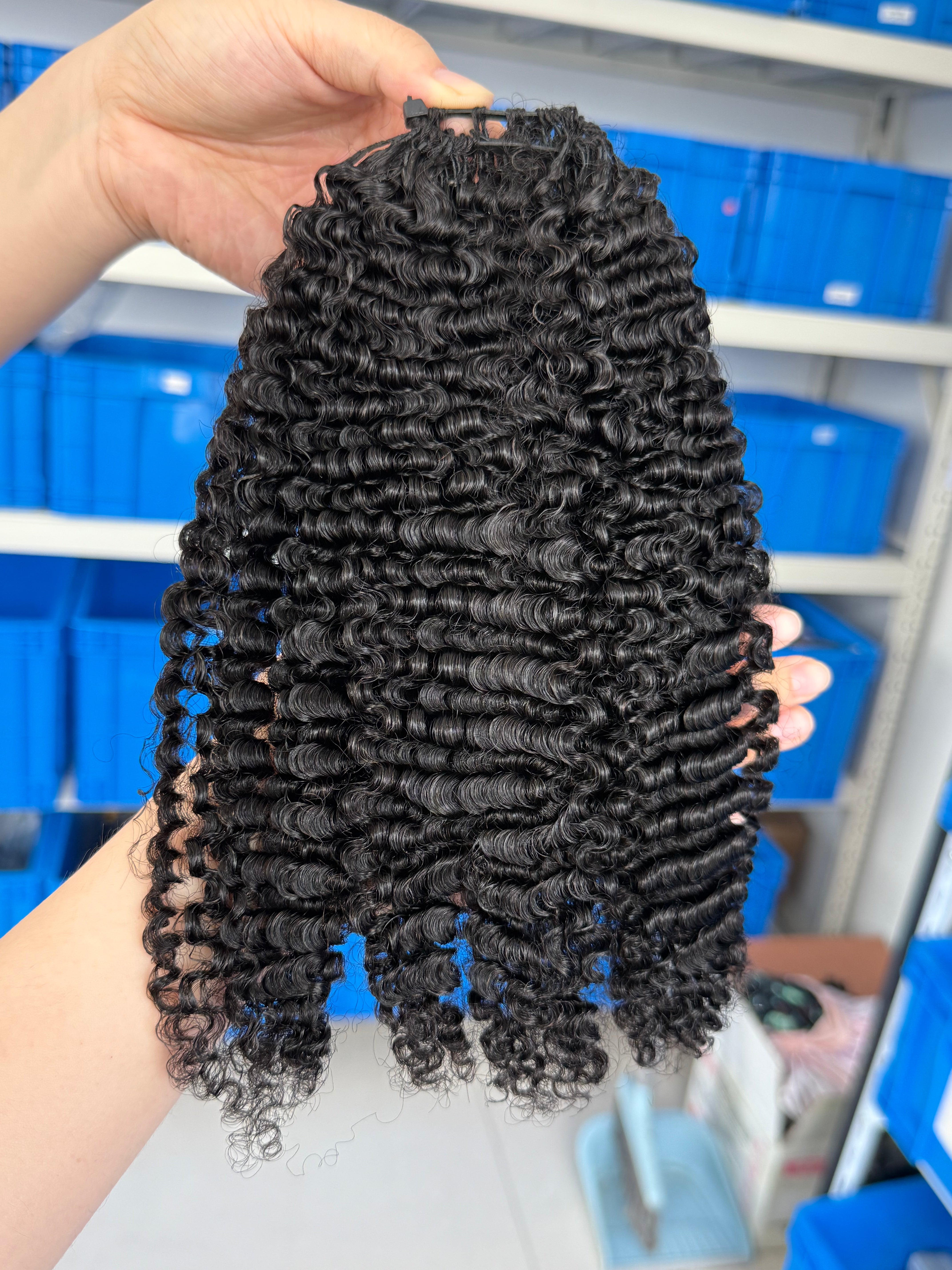 knotless pre-separated crochet hair extensions exotic kinky curly – natural look, quick install, tangle-free
