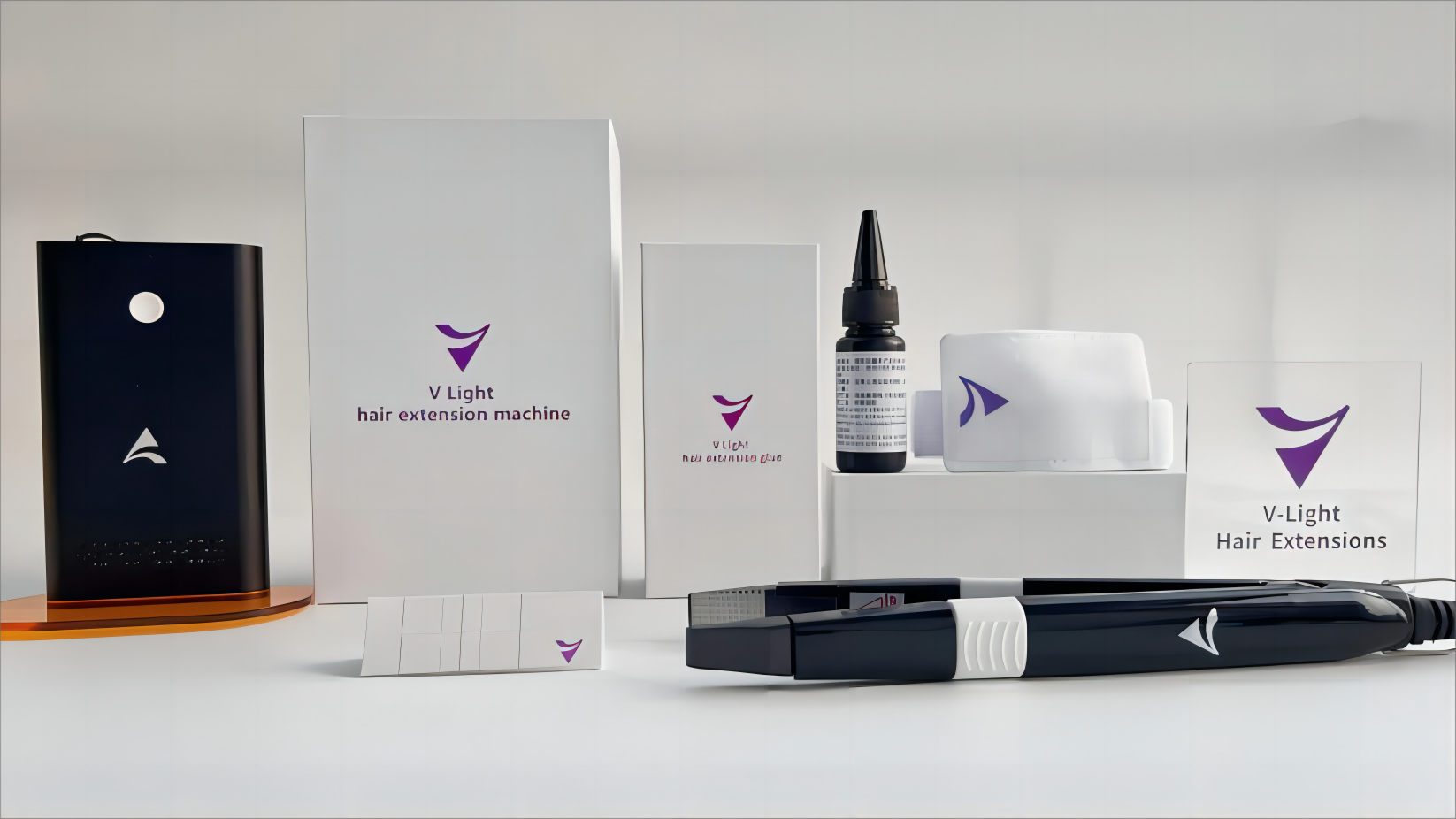 V-light hair extension Regular using method tool set（free shipping）