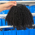 Afro Curly Human Hair Bundles – Natural 4A–4B Defined Coils | 100% Cuticle-Aligned Virgin Hair