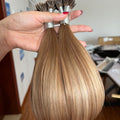 DOUBLE DRAWN F-Tip Hair Extensions 0.8g/pcs Straight #T8P8/24 Wholesale Price 100% 13A Virgin Hair