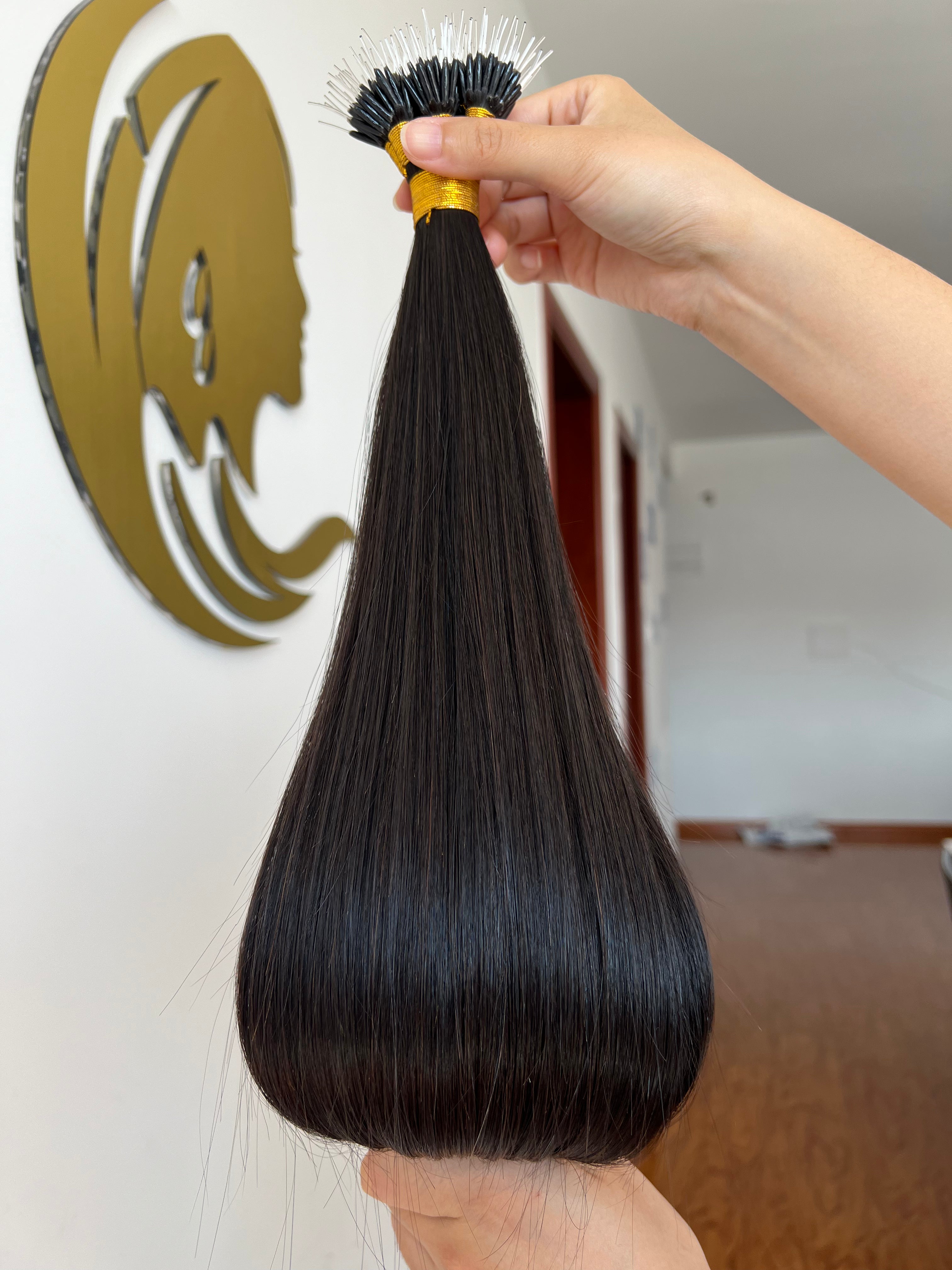 DOUBLE DRAWN F-Tip Hair Extensions 0.8g/pcs Straight Wholesale Price 100% 13A Virgin Hair