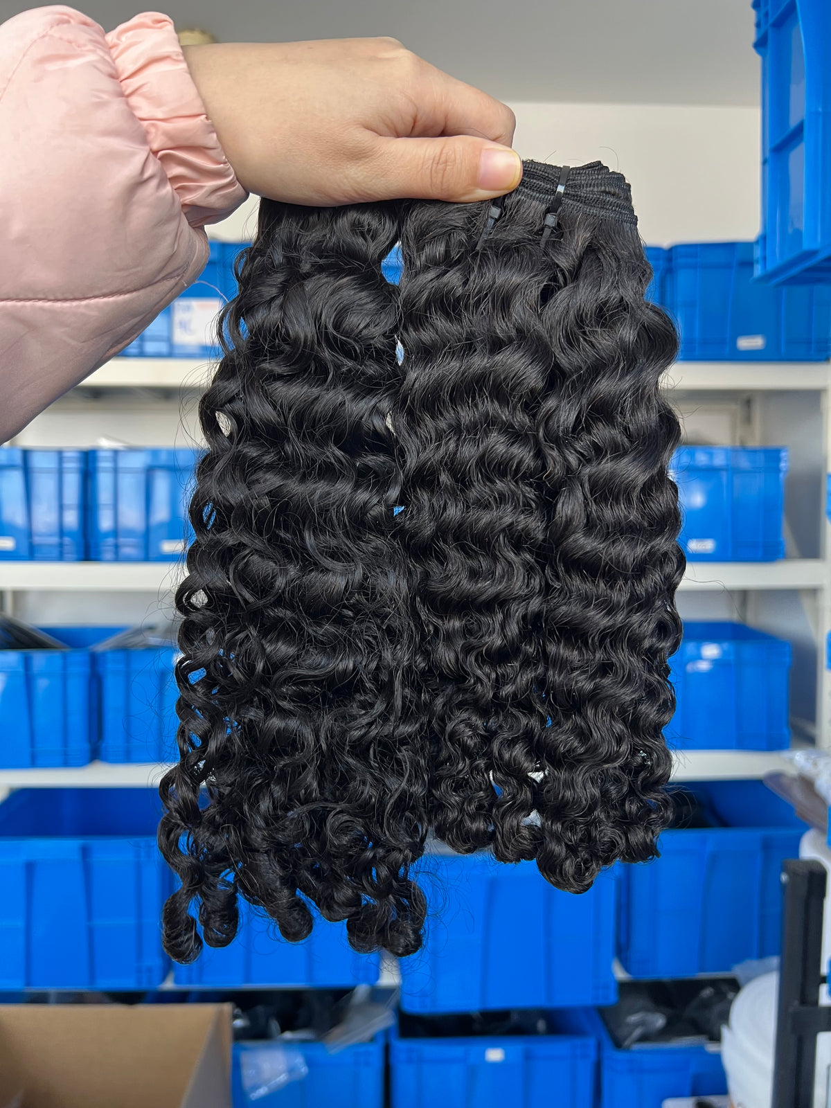 Indian Curly Virgin Hair Bundles – Lightweight Natural Curl | Wholesale Human Hair