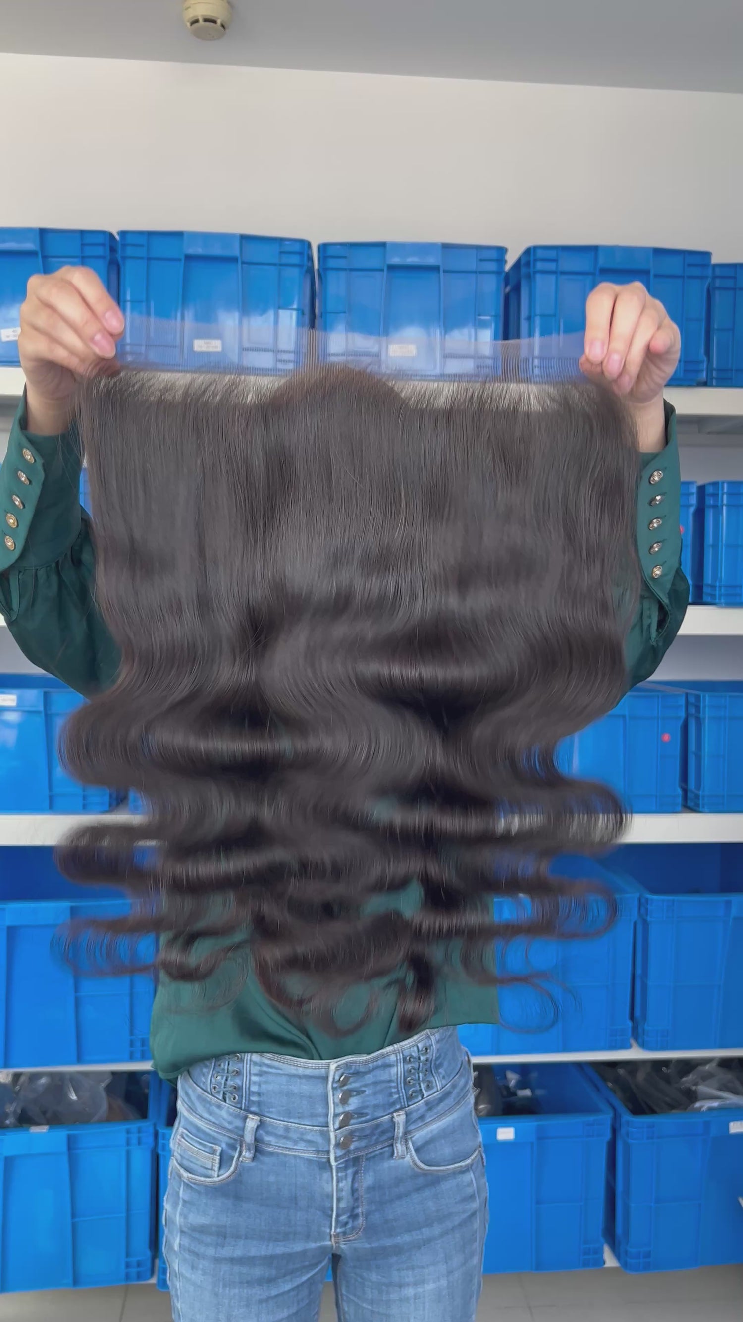 HD Lace Frontal Body Wave – 100% Human Hair, Invisible Knots