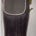 HD Lace Closure Yaki Straight – Relaxed Natural Straight, 100% Human Hair