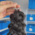 knotless pre-separated crochet hair extensions loose curly – natural look, quick install, tangle-free