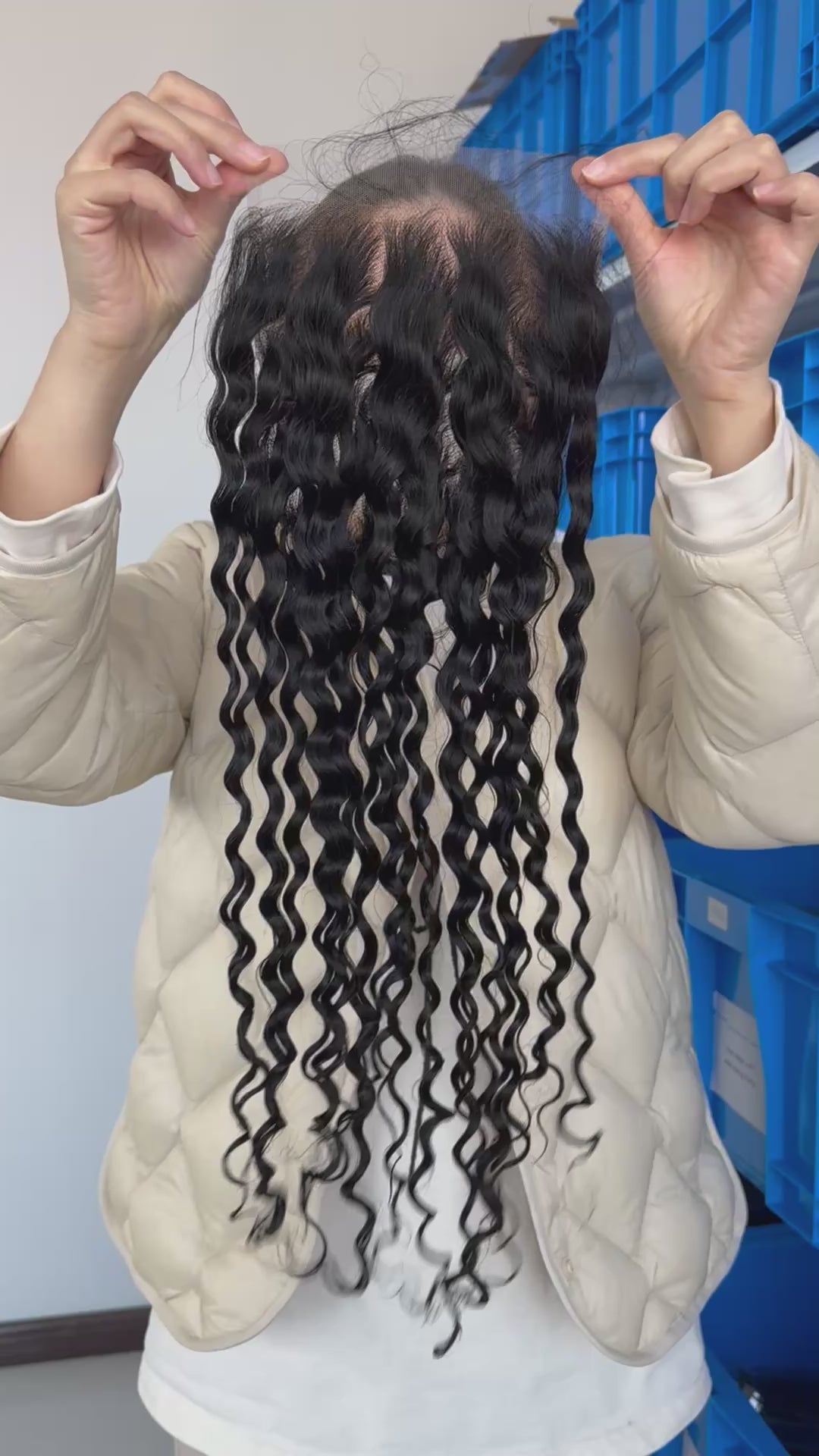 HD Lace Closure Water Wave – Wet & Wavy 100% Human Hair