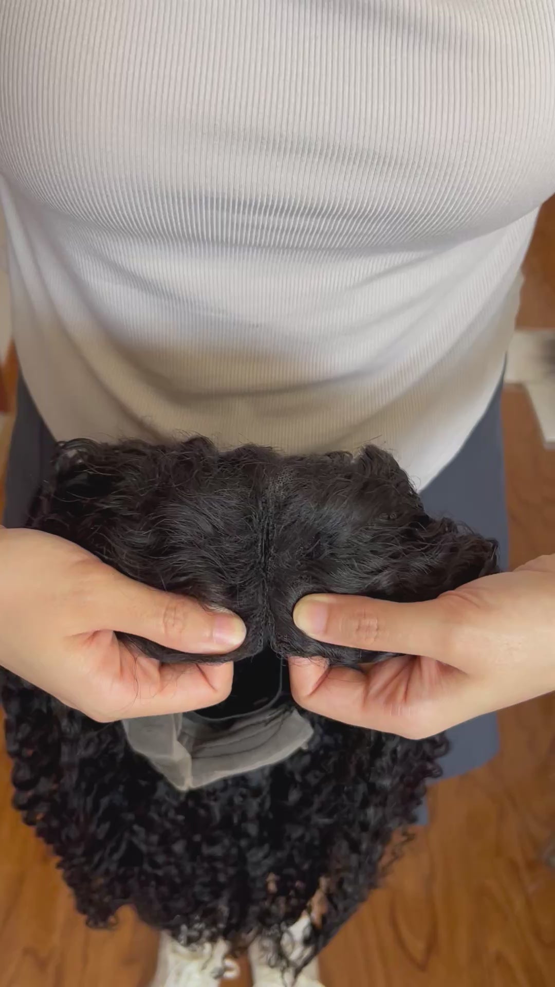 V-part Wig Burmese Curly – Authentic Burmese Texture