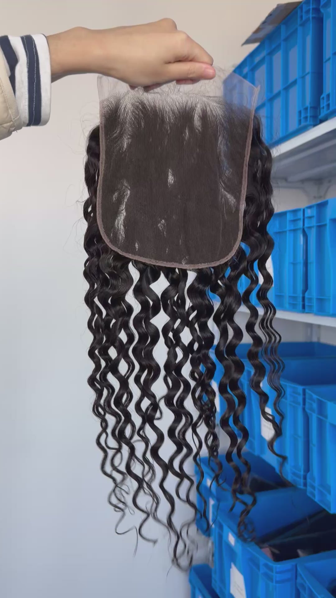 HD Lace Closure Water Wave – Wet & Wavy 100% Human Hair