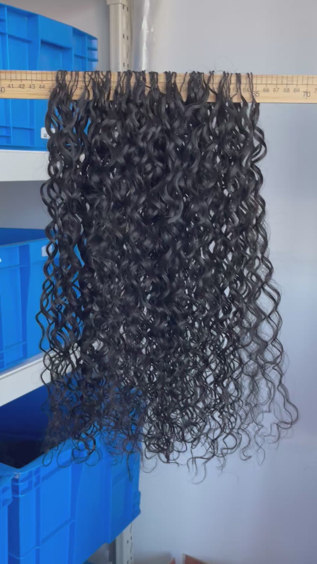 knotless pre-separated crochet hair extensions water wave – natural look, quick install, tangle-free