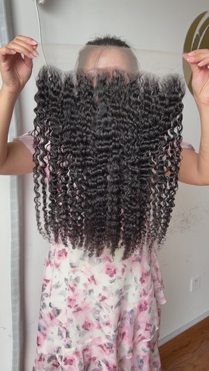 HD Lace Frontal Burmese Curly – Authentic Burmese Texture