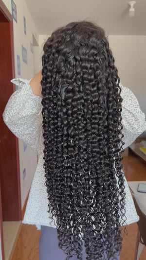 V-part Wig Deep Curly – Voluminous & Long-Lasting Curls