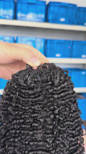 knotless pre-separated crochet hair extensions exotic kinky curly – natural look, quick install, tangle-free