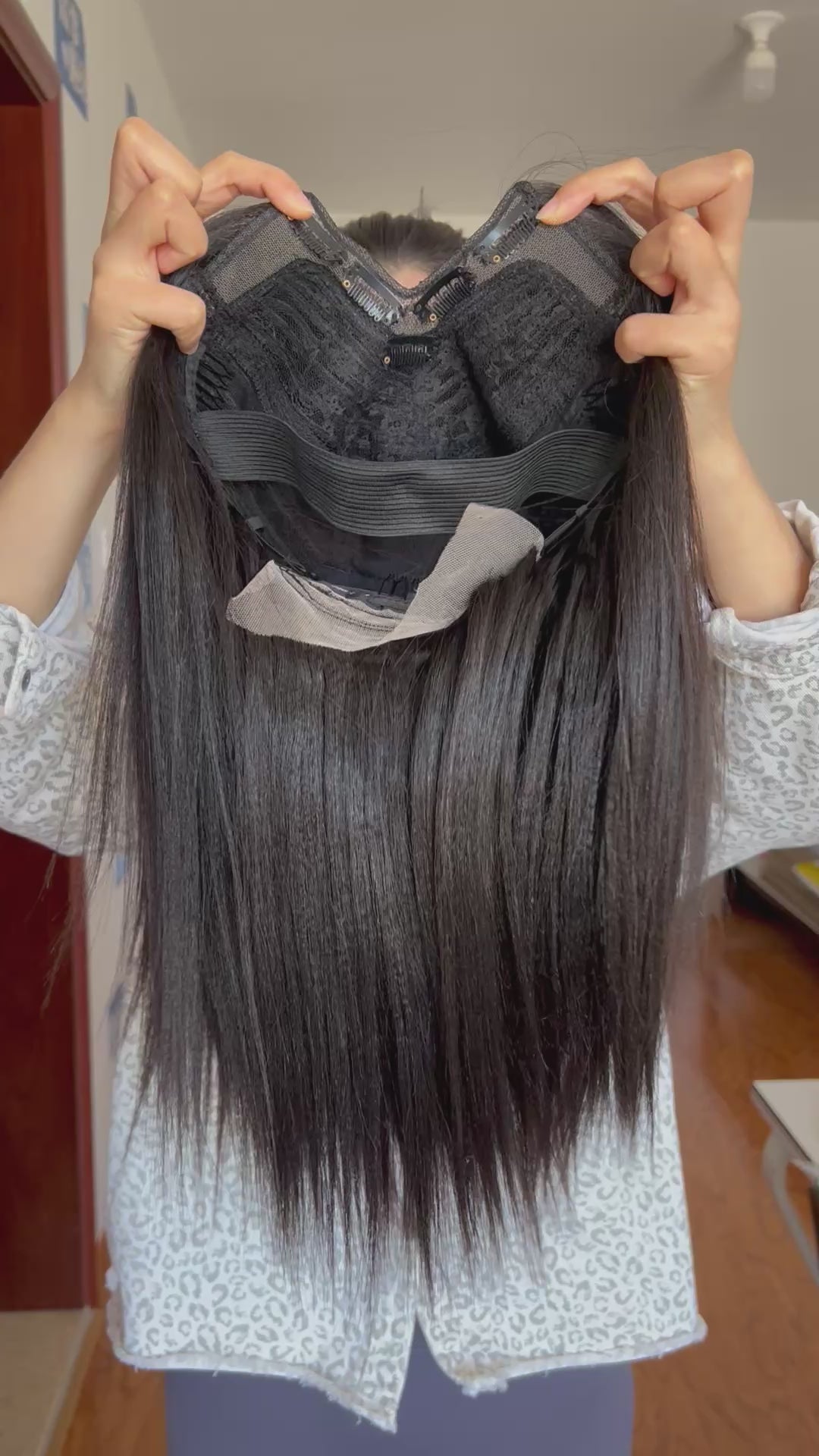 V-part Wig Light Yaki – Relaxed Straight, Natural Texture