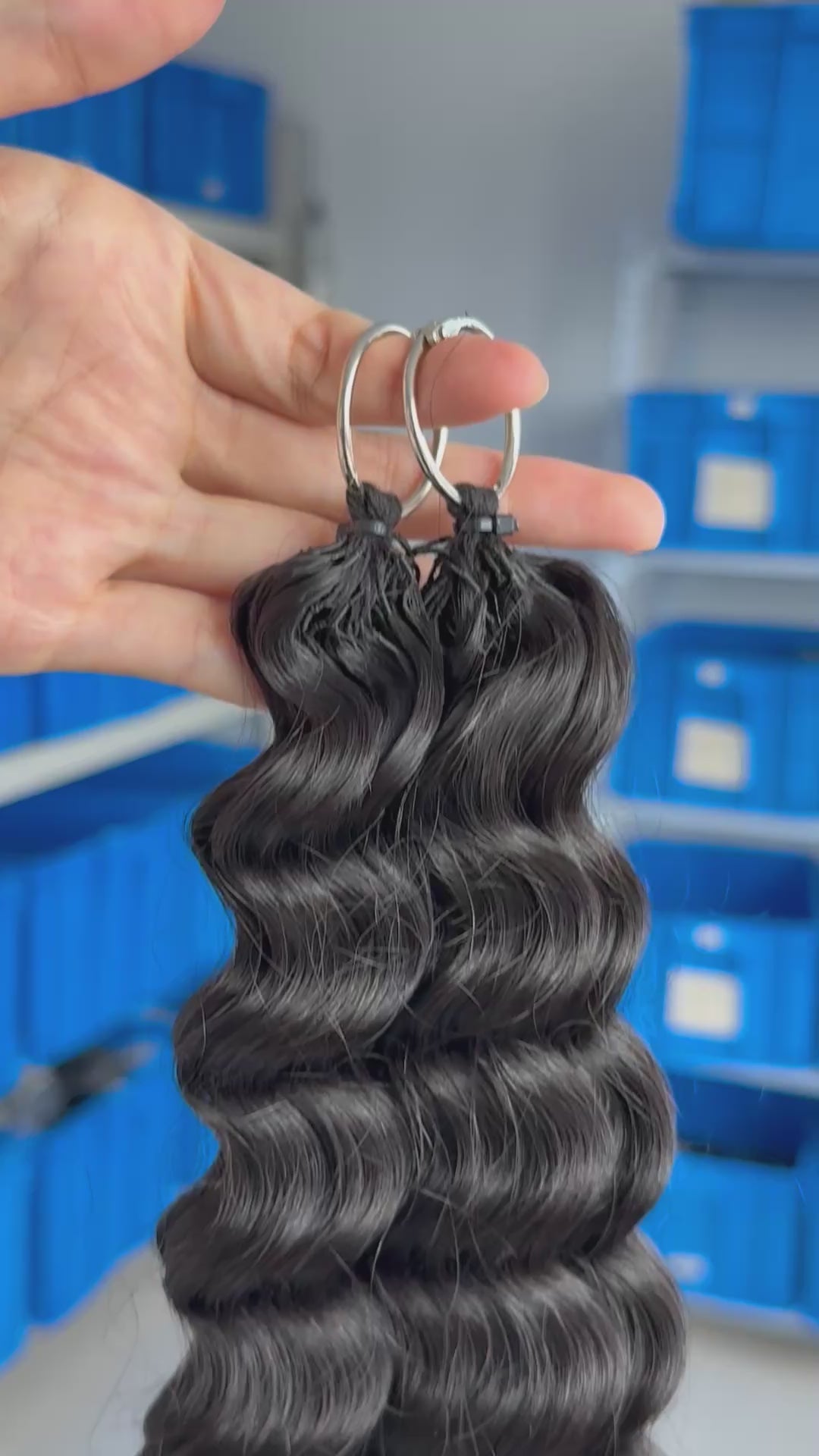 knotless pre-separated crochet hair extensions deep wave – natural look, quick install, tangle-free
