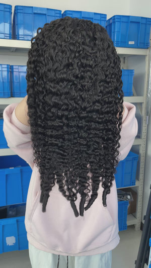 Flip-over Half Wig Pixie Curly – Short & Chic, 100% Human Hair, Easy Styling