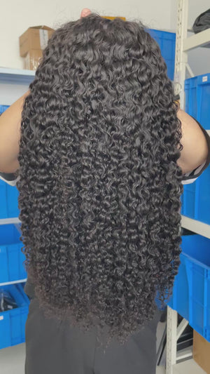 Flip-over Half Wig Burmese Curly – 100% Human Hair, Authentic Burmese Texture