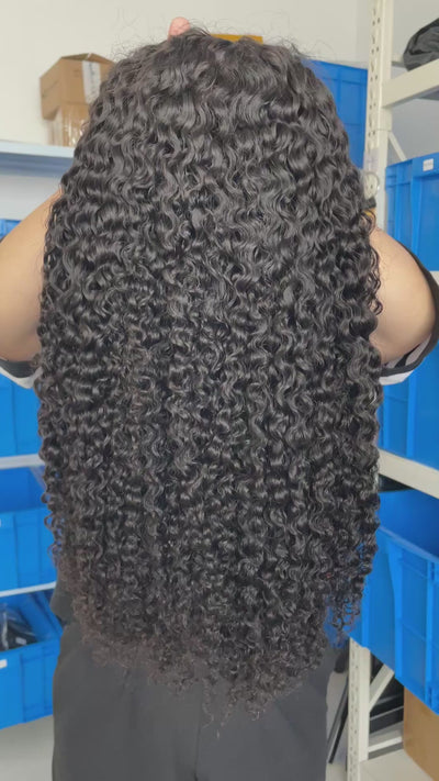 Flip-over Half Wig Burmese Curly – 100% Human Hair, Authentic Burmese Texture