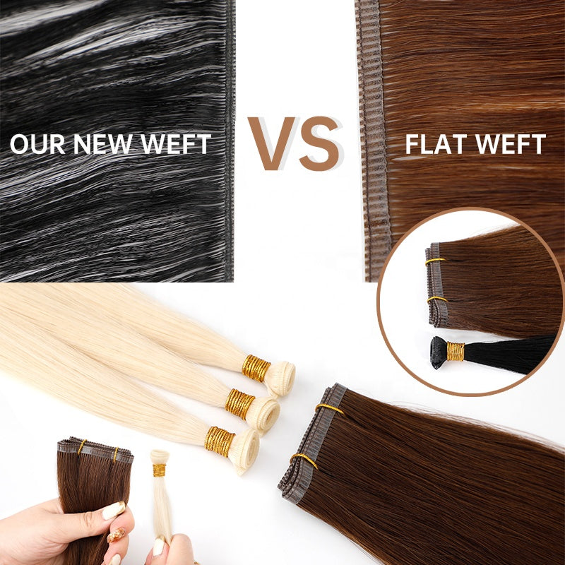 2022 New Popular Hand Tied Weft Hair Extension Skin Weft Seamless Hair Genius Weft