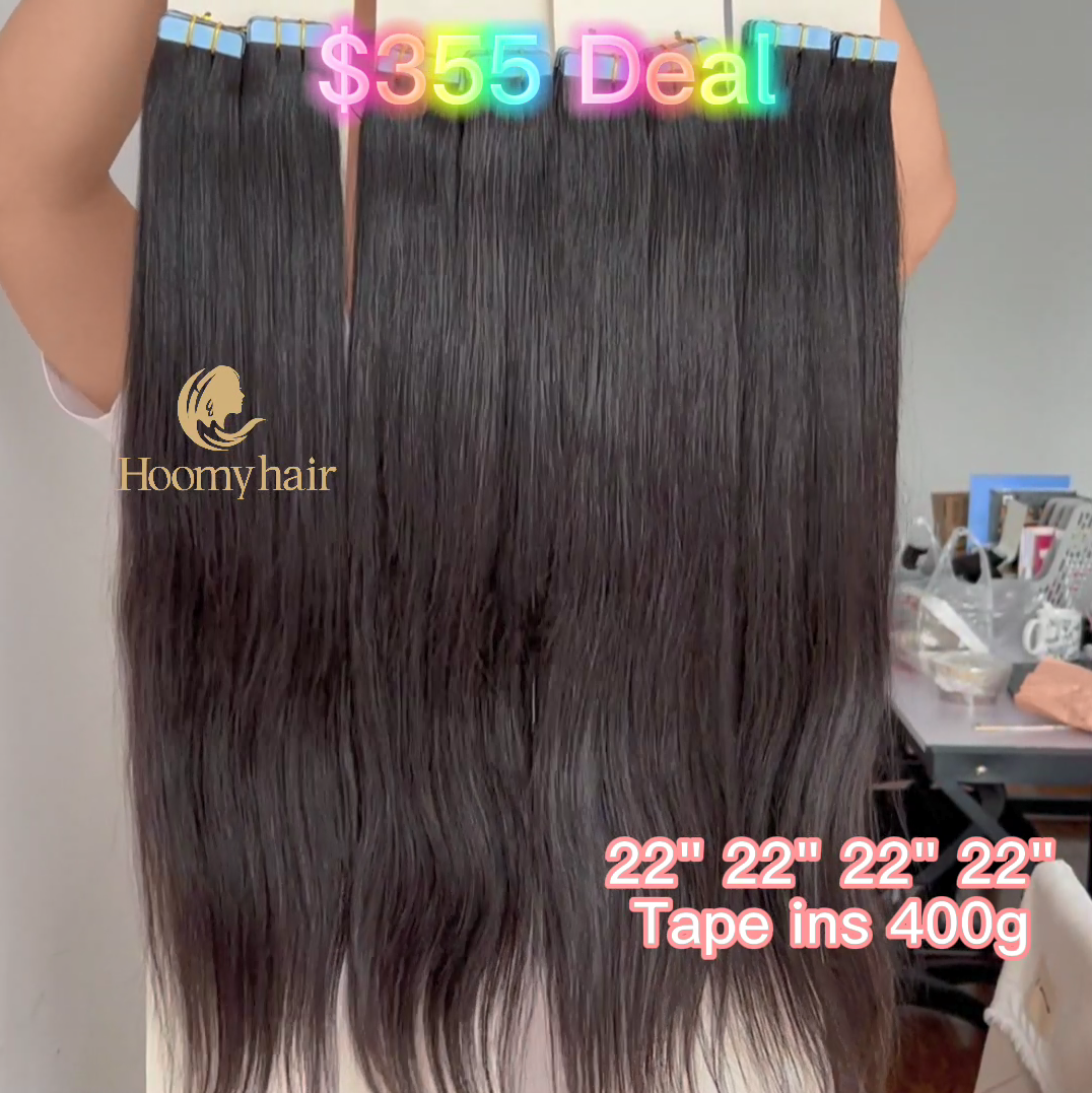 Tape in Extensions $355 Super Deal 400 gram 22" 22" 22"22" Straight