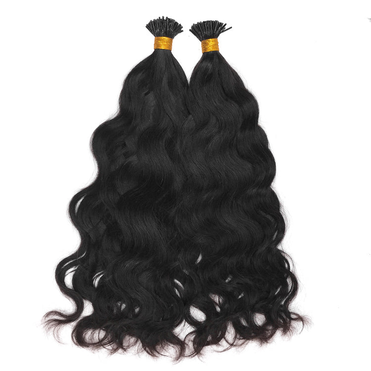 Virgin Wavy I-Tip Hair Extensions Wholesale Price