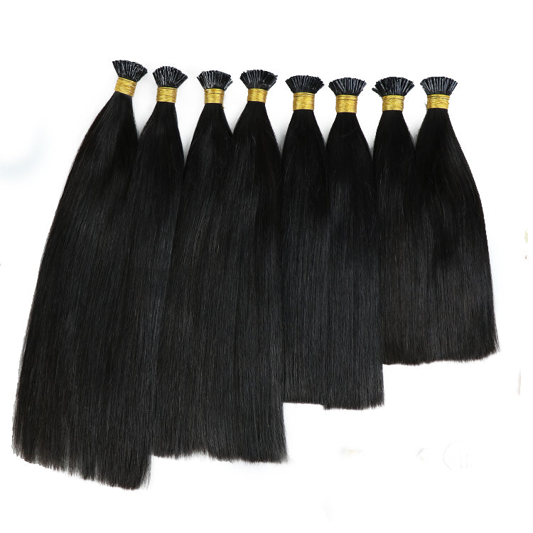 Virgin Straight I-Tip Hair Extensions Wholesale Price