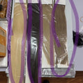 Color 2A, length 55cm, 200 gram 3cm standart, and 100 gram micro tapes
