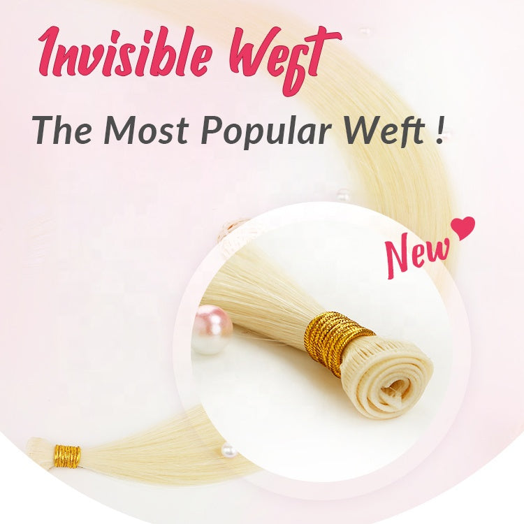 2022 New Incredible Thin Weft Soft Human Hair Extensions Invisible Seamless Genius Weft Hair