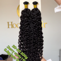 Micro Link Thin Tip Hair Extensions 0.8g/pcs Jerry Curl Super Deal 20" 20“ 200g