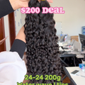 Micro Link Thin Tip Hair Extensions 0.8g/pcs Water Wave Super Deal 24" 24" 200g
