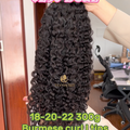 Micro Link Thin Tip Hair Extensions 0.8g/pcs Burmese Curl Super Deal 18" 20" 22" 300g
