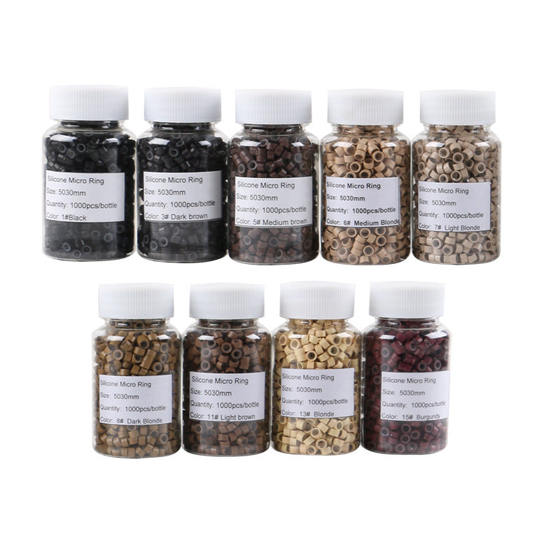 Silcone Micro Beads 5.0x3.0x3.0mm (1000 Pieces)