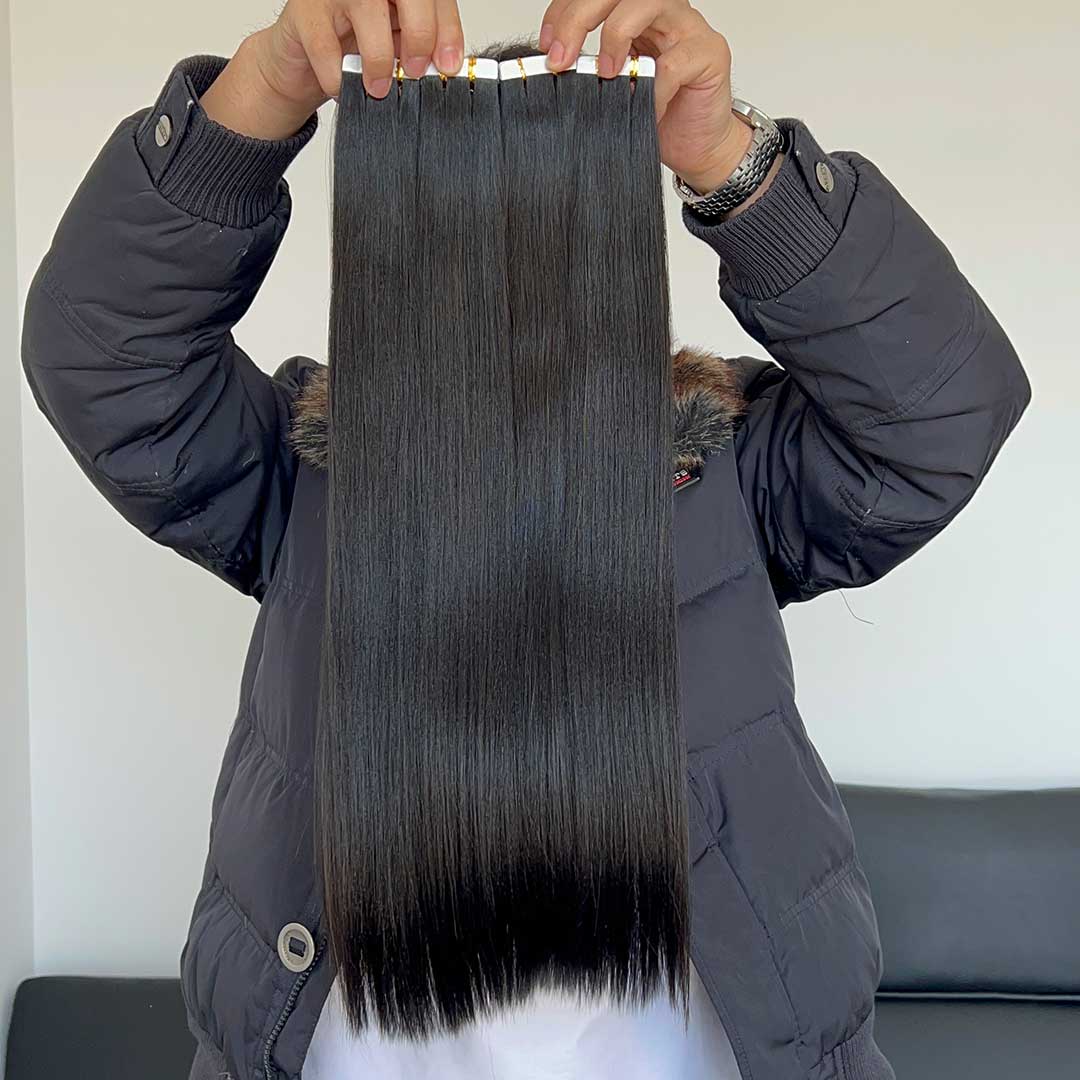 Tape in Extensions Light Yaki Wholesale Price 100% Human Virgin Hair