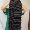 HoomyHair 13x4 HD Lace Front Wig Undetectable Skin Melt Human Hair Deep Wave