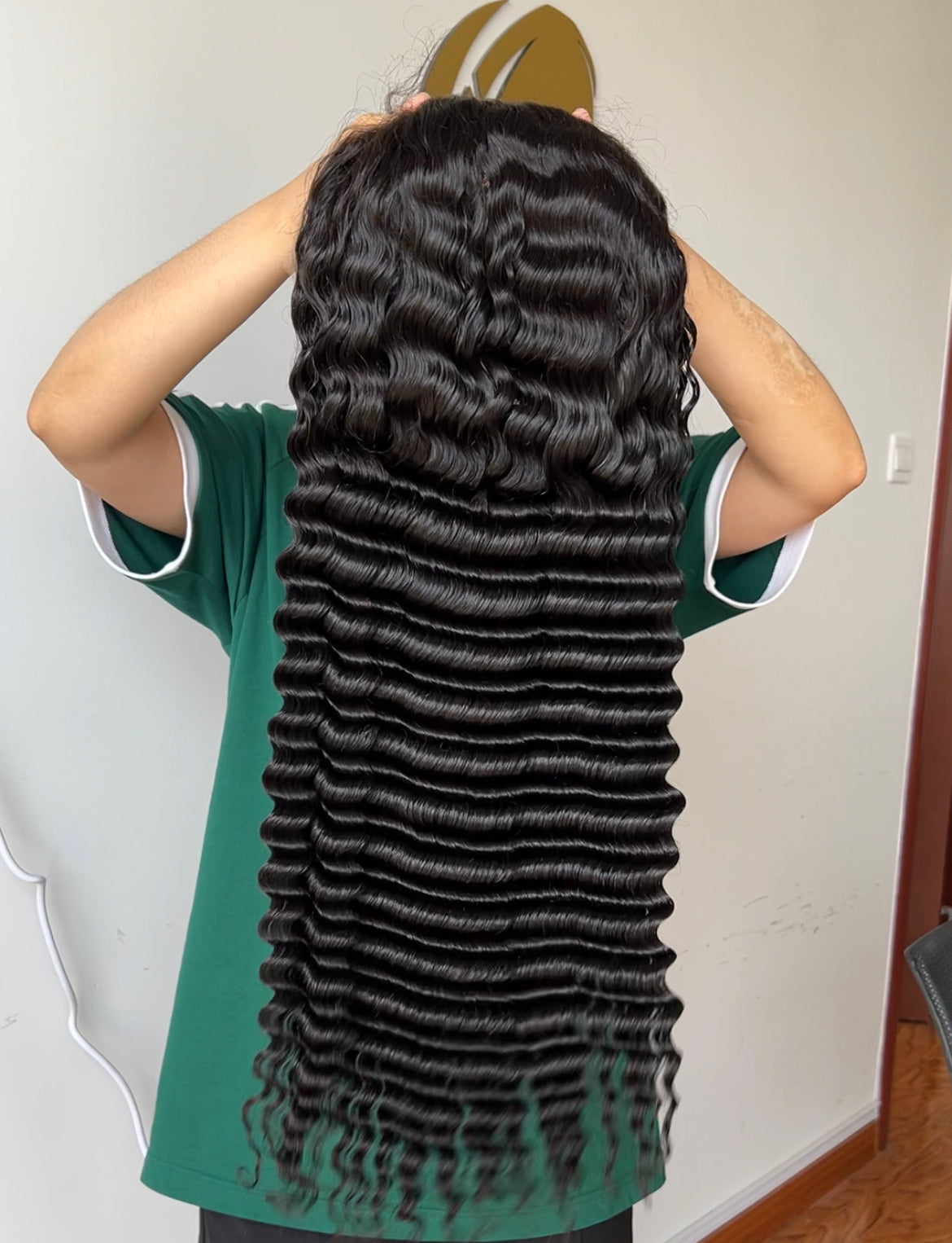 HoomyHair 13x4 HD Lace Front Wig Undetectable Skin Melt Human Hair Deep Wave