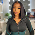 HoomyHair 13x4 HD Bob Lace Front Wig Human Straight Bob Wig