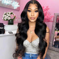 HoomyHair 13x4 HD Lace Front Wig Graceful Wavy Undetectable Skin Melt Human Hair Lace Wig