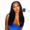 HoomyHair Deep Curly 13x6 Undetectable Skin Melt Lace Front Human Hair Wig