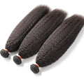 HoomyHair Kinky Straight 10A TOP Quality Virgin Hair 3 Bundles Deal