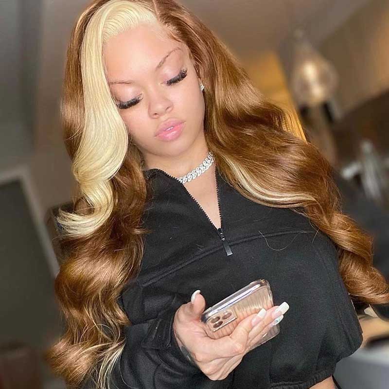 HoomyHair Wavy Squirrel Color 🐿 13x6 HD Lace Front Human Hair Wig