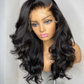 HoomyHair Pre-Styled 13x4 HD Lace Front Wig Graceful Wavy Human Hair Lace Wig